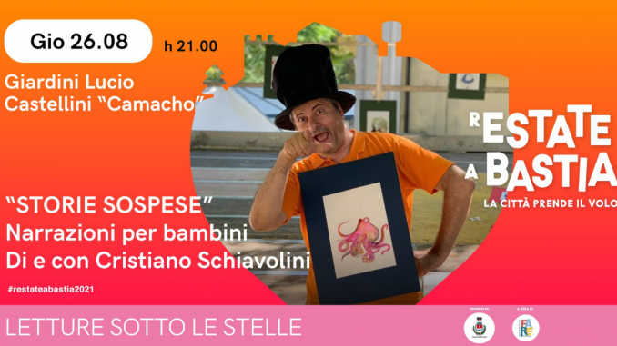 “Letture sotto le stelle”, narrazioni per bambini con Cristiano Schiavolini