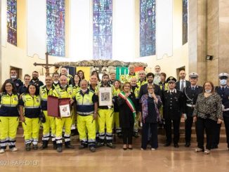Conferito il premio San Michele d'Oro edizione 2021 ai Volontari del Gruppo Comunale Protezione Civile di Bastia Umbra 