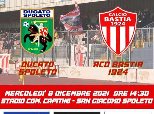 Calcio, Eccellenza umbra, mercoledì 8 il Bastia affronta la Ducato Spoleto