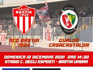 Calcio, domenica Bastia - Gualdo allo stadio Degli Esposti
