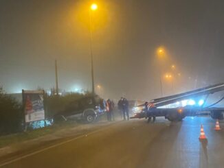 Incidente stradale, finisce contro recinzione privata, colpa della nebbia!