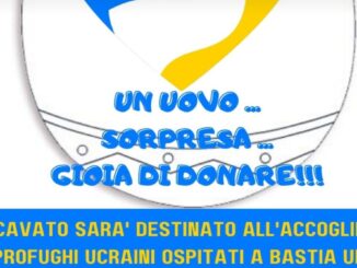 Uovo sorpresa ...Gioia di donare! Iniziativa solidale pro emergenza Ucraina