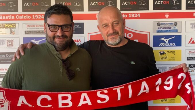 Prima Squadra Bastia Calcio 1924, alla guida Mister Andrea Montecucco. Alla Presenza del Presidente Sandro Mammoli