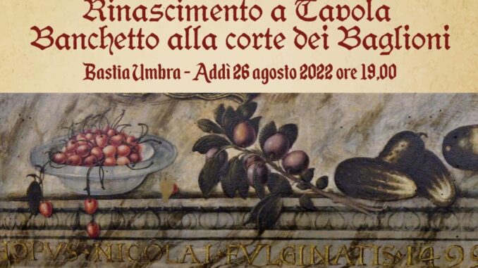 Rinascimento a tavola, Banchetto alla Corte dei Baglioni