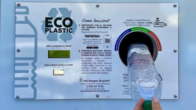 A Bastia Umbra arriva l’Eco Compattatore Mangia Plastica