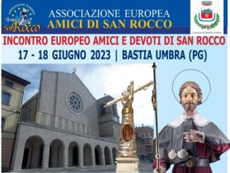 Incontro europeo “Amici  di San Rocco”, in programma a Bastia Umbra
