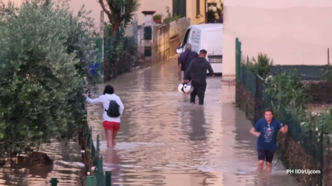 Alluvione e la continua campagna elettorale 