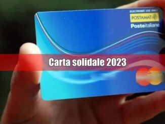 Carta solidale per acquisti di beni di prima necessità