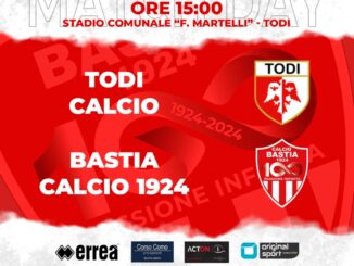 Bastia calcio, domenica trasferta a Todi
