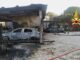 Tragedia sfiorata a Bastia Umbra, a fuoco quattro auto in azienda