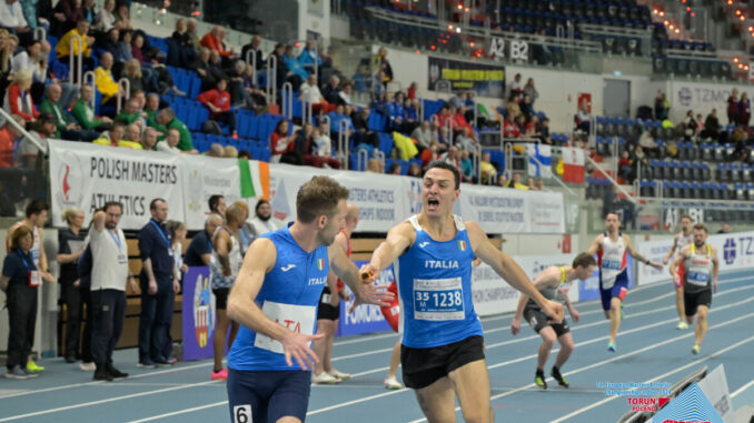 Europei di atletica leggera Master, oro per tre umbri nella staffetta 4x200m
