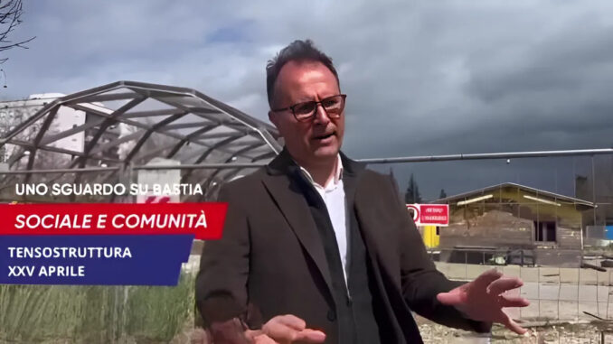 Erigo Pecci, candidato sindaco, [Video] denuncia abbandono tensostruttura XXV Aprile