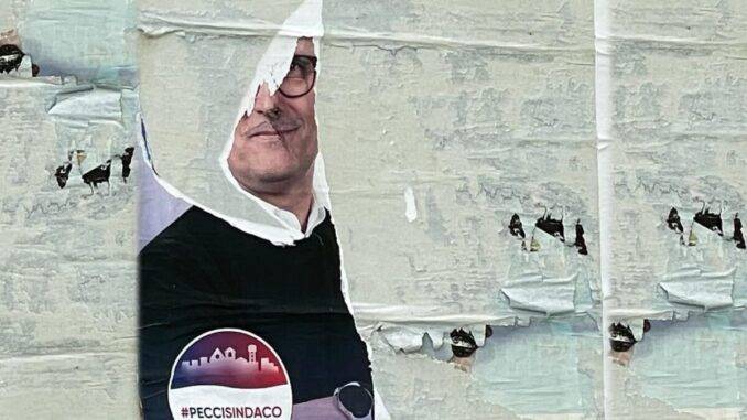 Strappati manifesti di Erigo Pecci, Coalizione Civico Progressista condanna gesto Strappati manifesti di Erigo Pecci, Coalizione Civico Progressista condanna gesto