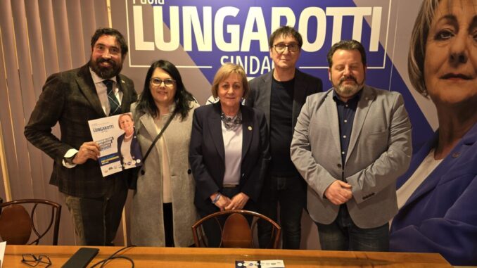 Liste candidati e stemmi dei partiti di Paola Lungarotti sindaco