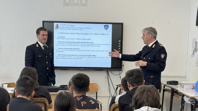 Polizia e comprensivo Bastia 1 incontro per sicurezza cibernetica