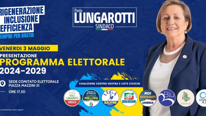 Paola Lungarotti Svela il Programma Elettorale a Bastia Umbra
