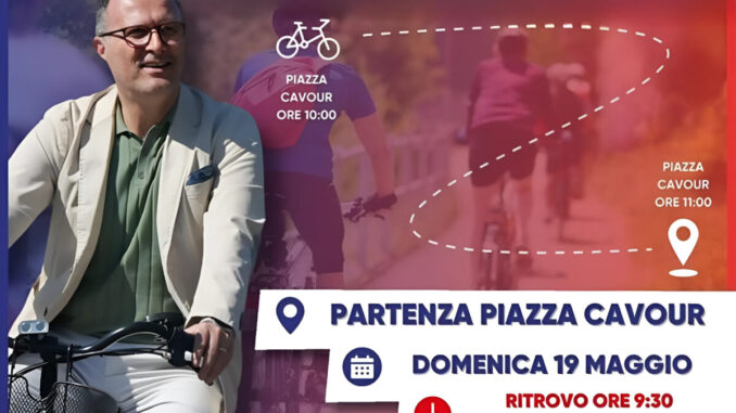 Evento ciclistico per sostenere la mobilità ciclopedonale in città