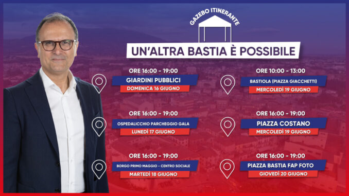 Pecci e Gazebo itinerante ascolto e condivisione verso ballottaggio