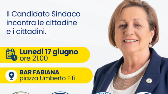 Paola Lungarotti, candidata Sindaco, incontra cittadini Costano