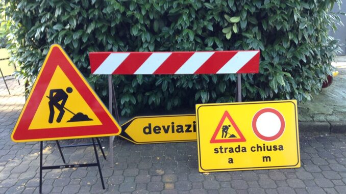 Lavori in Via Madonna di Campagna a Bastia Umbra