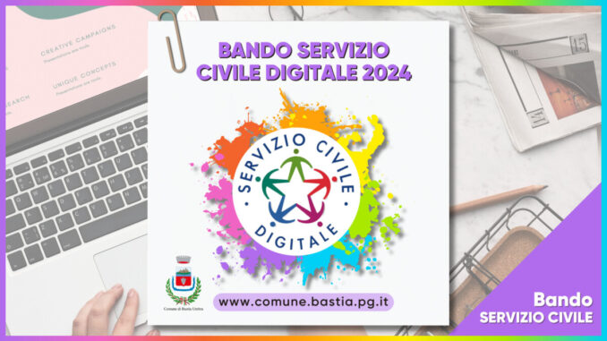 Apertura bando servizio civile digitale candidature al 26 Settembre