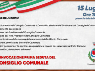 Primo Consiglio Comunale della Nuova Legislatura Pecci