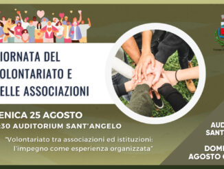 “Domenica 25 agosto Giornata delle Associazioni”