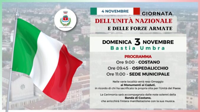 Giornata dell'Unità Nazionale e delle Forze Armate a Bastia