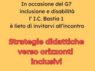 I.C. Bastia 1 al centro del dibattito sull'inclusione scolastica
