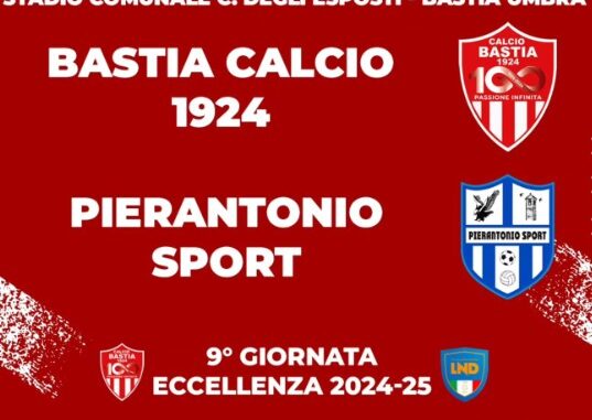 Bastia sfida la capolista Pierantonio, domenica in campo