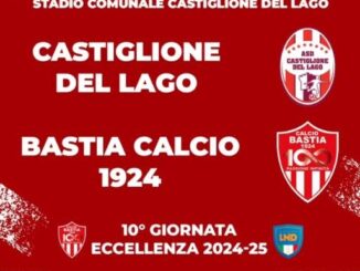 Bastia in Trasferta a Castiglione del Lago per la 10^ Giornata