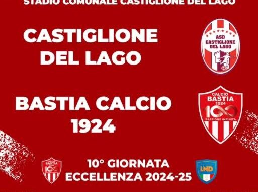Bastia in Trasferta a Castiglione del Lago per la 10^ Giornata