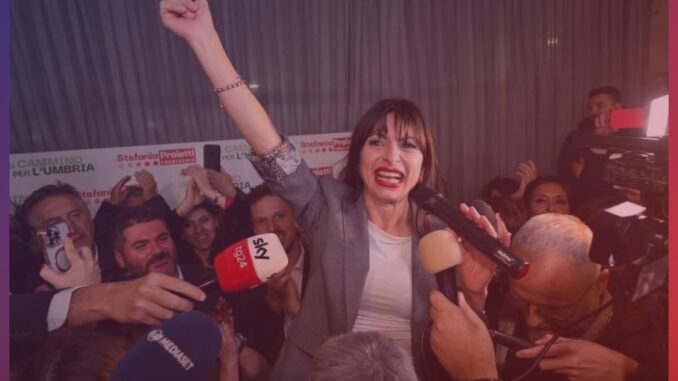 Stefania Proietti trionfa, l’Umbria avvia un nuovo corso
