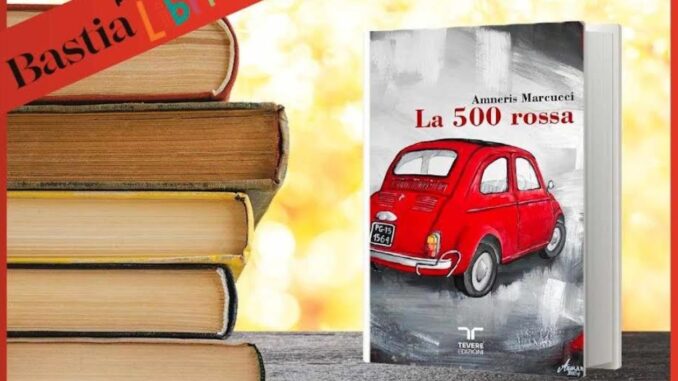 Una 500 rossa al centro della scena a Bastia Umbra