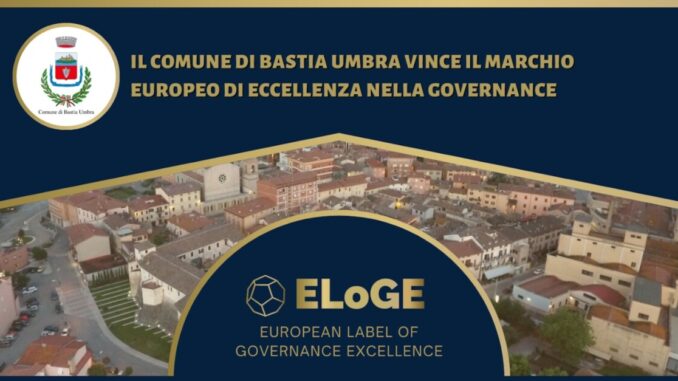 Bastia Umbra riceve il Marchio Europeo di Eccellenza nella Governance