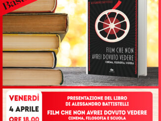 Bastia: presentazione libro di Battistelli su cinema e filosofia