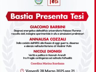 Tesi in scena, Bastia valorizza ricerca locale