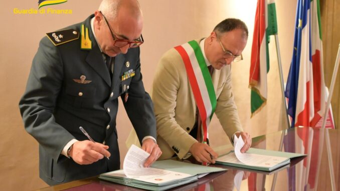 Guardia di Finanza e Comune di Bastia Umbra firmano intesa