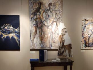 Elisabetta Rogai in mostra a Bastia con "Dalla tela al marmo"