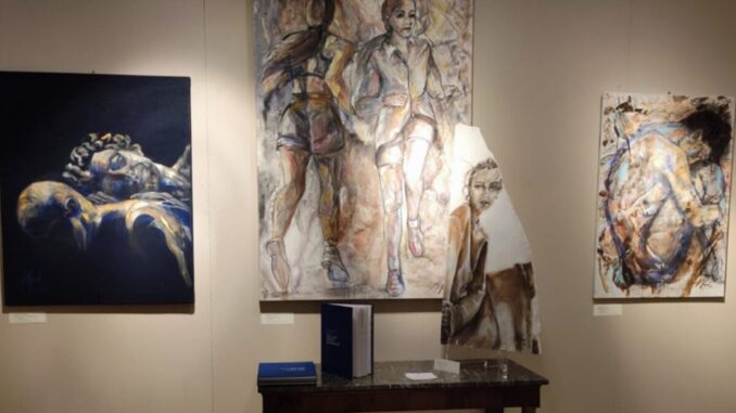Elisabetta Rogai in mostra a Bastia con "Dalla tela al marmo"