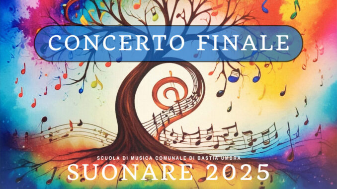Concerto finale della scuola di musica comunale di Bastia Umbra