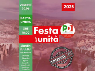 Torna la Festa dell’Unità a Bastia Umbra il 20 giugno