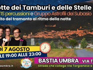 Tamburi e costellazioni danzano nella notte di Bastia Umbra
