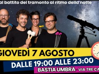 Pianeti, luna e stelle protagonisti a Bastia nella Notte dei Tamburi