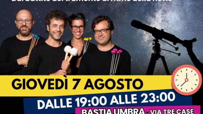 Pianeti, luna e stelle protagonisti a Bastia nella Notte dei Tamburi Pianeti, luna e stelle protagonisti a Bastia nella Notte dei Tamburi