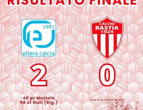 Bastia battuto a Ellera, addio alla Coppa Italia Eccellenza