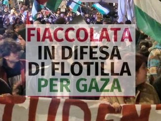 Fiaccolata a Bastia Umbra in Difesa dei Diritti Palestinesi