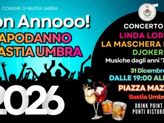 Capodanno esplosivo in piazza a Bastia Umbra