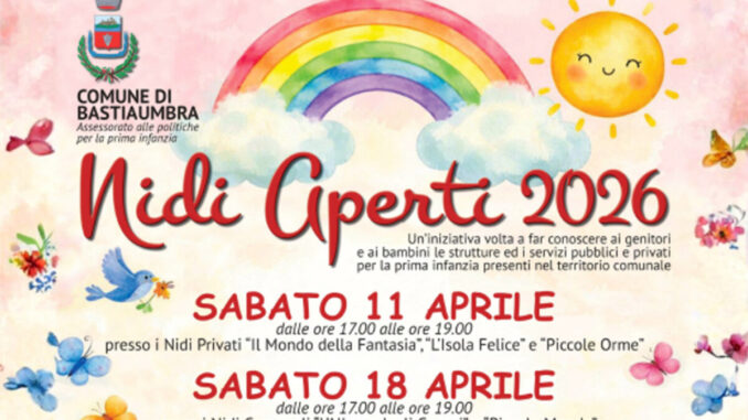 Tornano i “Nidi Aperti” per famiglie a Bastia Umbra