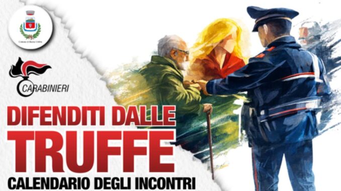 Difenditi dalle truffe: i Carabinieri arrivano nei centri
